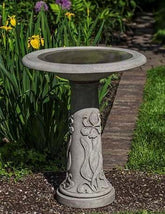 Photo of Campania Iris Birdbath - Exclusively Campania
